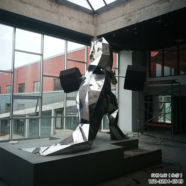 恐龍雕塑訂做，景區(qū)雕塑，鏡面恐龍雕塑定價