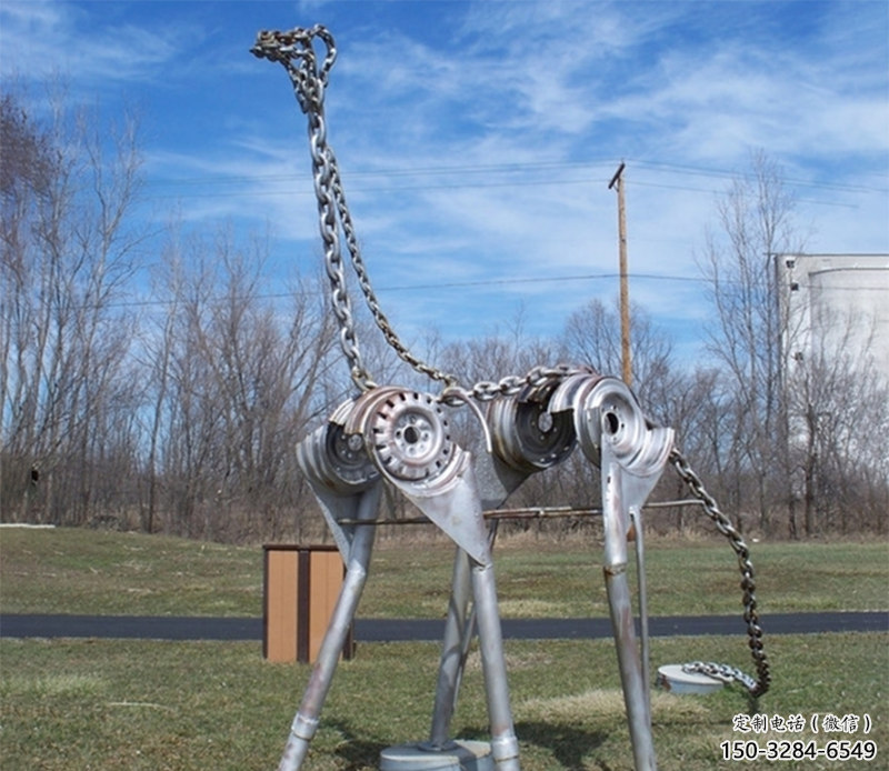 景觀恐龍雕塑選定，美陳雕塑，抽象恐龍骨架雕塑優選