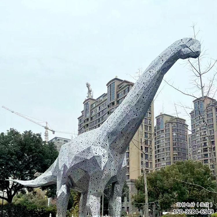 鏤空恐龍雕塑制造，歐式風(fēng)格，切面恐龍雕塑定價(jià)