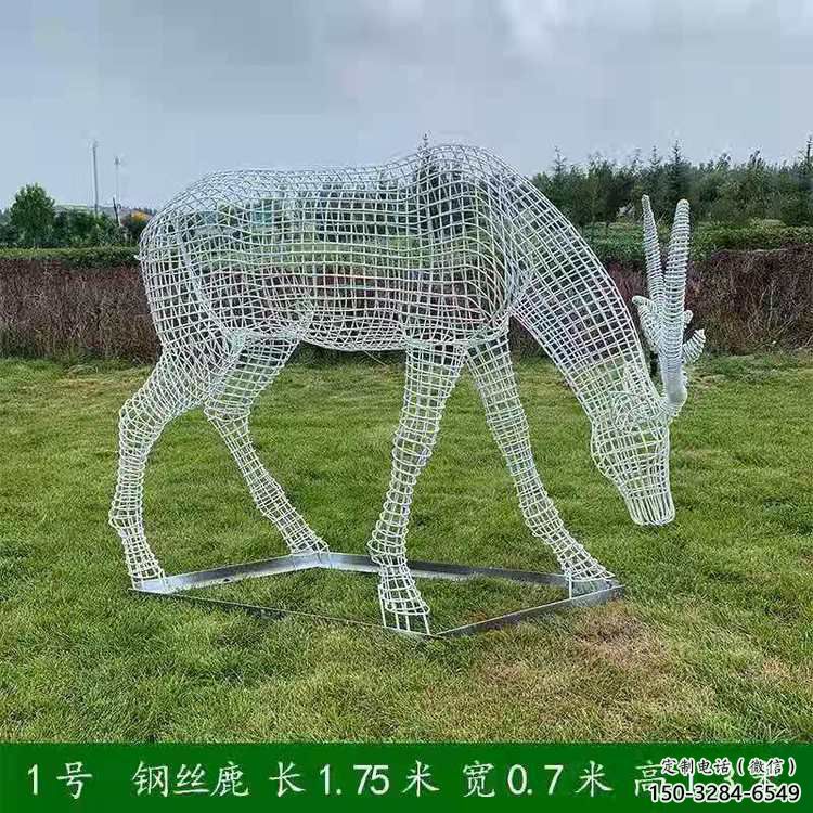 現(xiàn)代梅花鹿雕塑承接，歐式風(fēng)格，廣場燈光梅花鹿雕塑精選