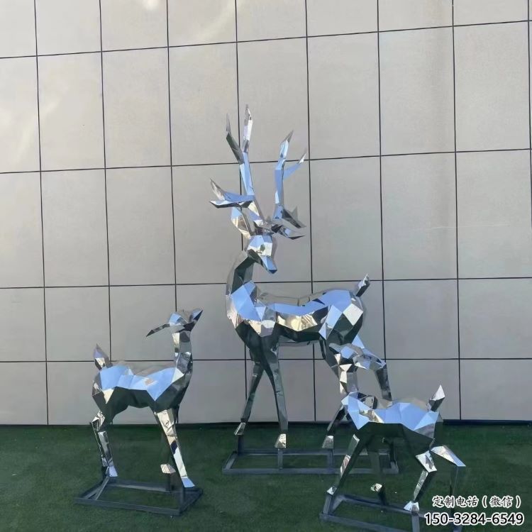 景觀小鹿雕塑服務商，美陳雕塑，切面小鹿雕塑精選