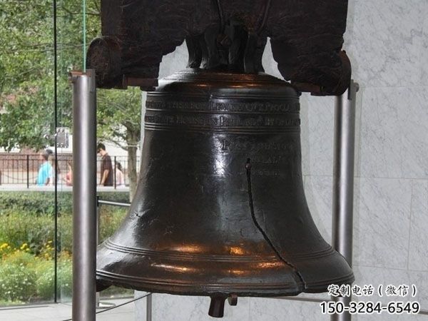 景觀掛式銅鐘雕塑