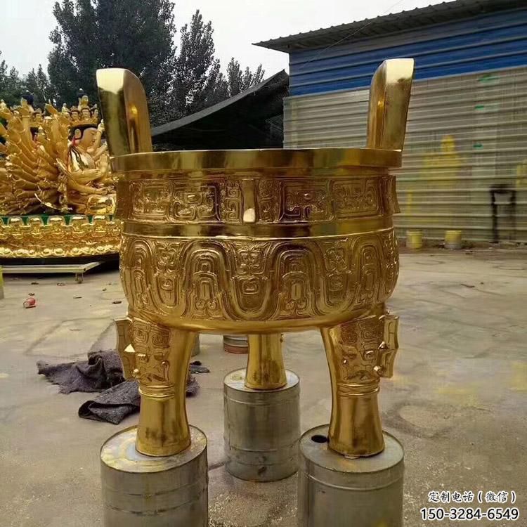 鎏金象形爐雕塑