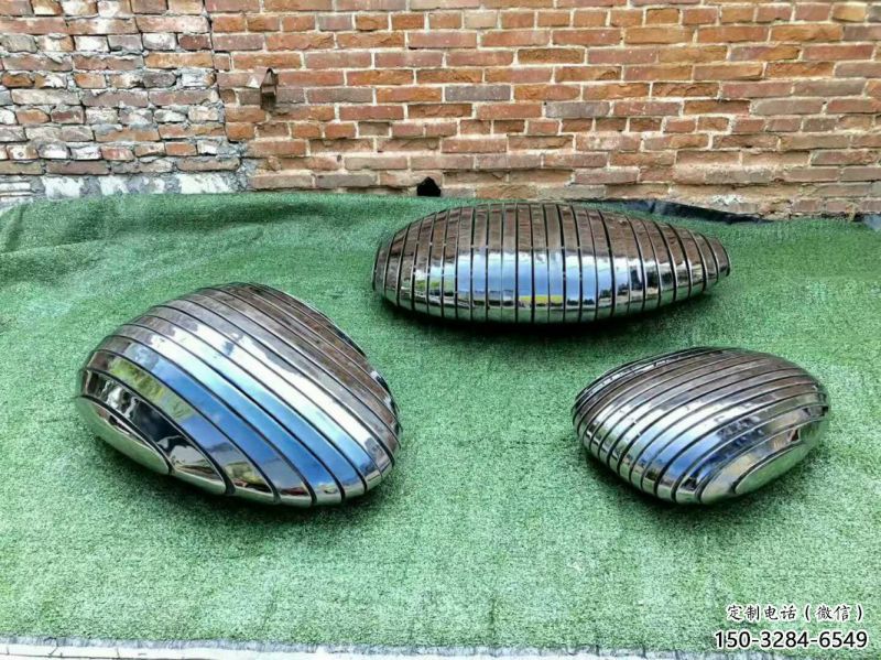 鵝卵石坐凳雕塑，鍛造景觀雕塑，現(xiàn)代工藝