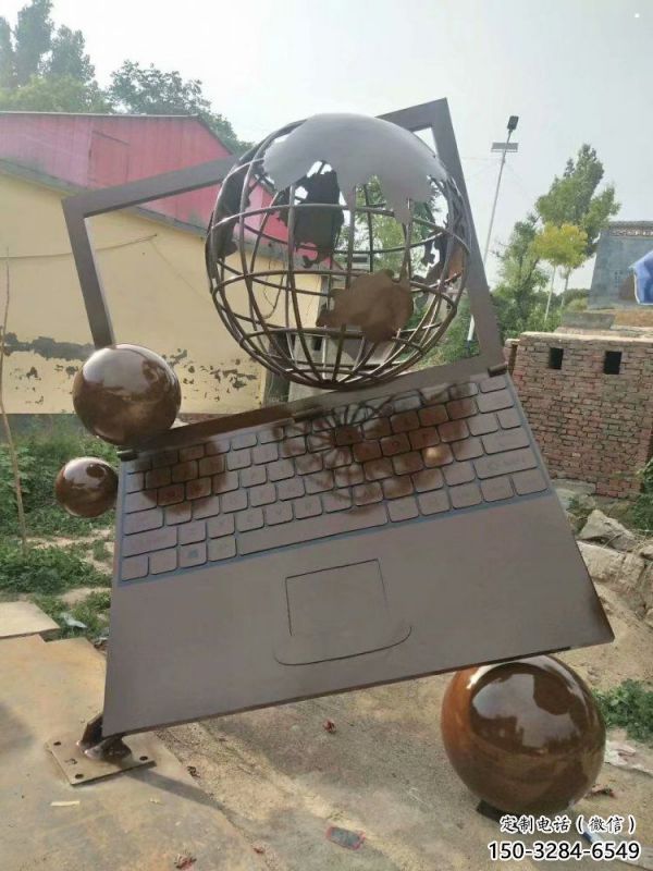 地球儀雕塑標(biāo)準(zhǔn)，廣場雕塑，筆記本地球儀雕塑廠家