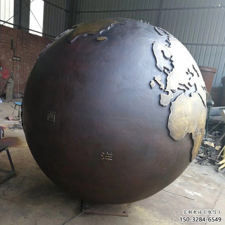 地圖雕塑訂做，街景小品，戶外地圖雕塑制作廠家