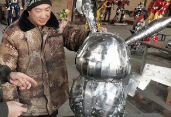 酒店機器人雕塑