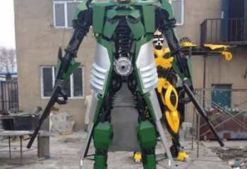 商業街機器人雕塑