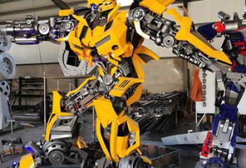 大黃蜂版機(jī)器人雕塑廠家