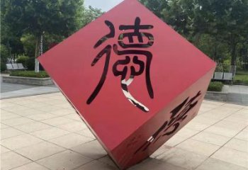 宣傳主題雕塑生產工廠，藝術形象標識，地標美陳雕塑