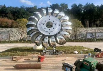 宣傳主題雕塑制作加工，藝術形象標識，地標美陳雕塑