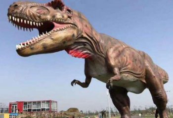 景觀恐龍雕塑工程選用，美陳雕塑，玻璃鋼恐龍雕塑展示