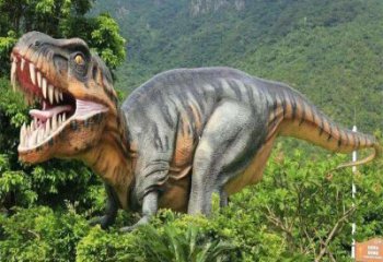 花園恐龍雕塑批發，標識雕塑，展示玻璃鋼恐龍雕塑