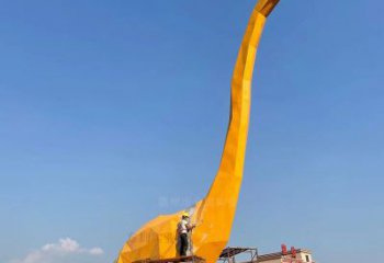 園林恐龍雕塑預定，城區小品，烤漆恐龍雕塑制造商