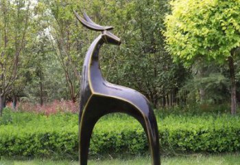 商場小鹿雕塑供求，村標(biāo)概念，抽象小鹿雕塑制作