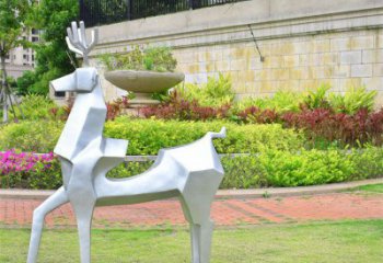 小鹿雕塑供求，露天雕塑，廣場抽象小鹿雕塑制作
