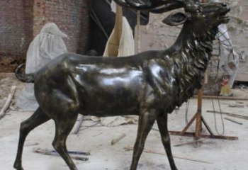 銅小鹿雕塑精選，鑄銅制作，小鹿銅雕塑標(biāo)準(zhǔn)