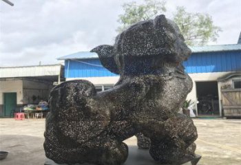 景區(qū)獅子雕塑供給，編織工藝雕塑，鋼絲獅子雕塑制作