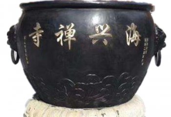 寺廟太平缸景觀銅雕塑