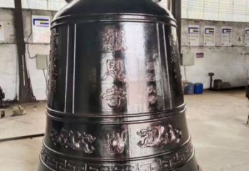 感恩寺銅鐘雕塑-喇叭形結構