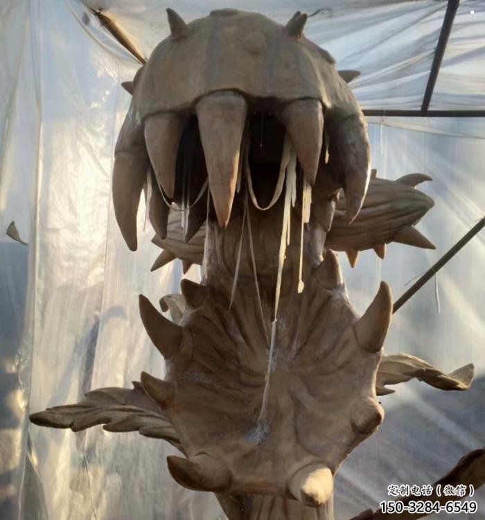 食人花雕塑制作選用，景區案例，抽象植物制造商