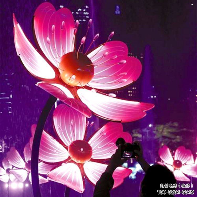 桃花雕塑供求，景區案例，仿真桃花雕塑廠家