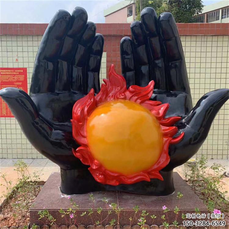 制造火球雕塑定價，地標擺件，烤漆不銹鋼火球雕塑精選