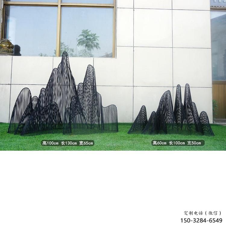 編織假山雕塑，中式工藝，社區(qū)假山雕塑制造商