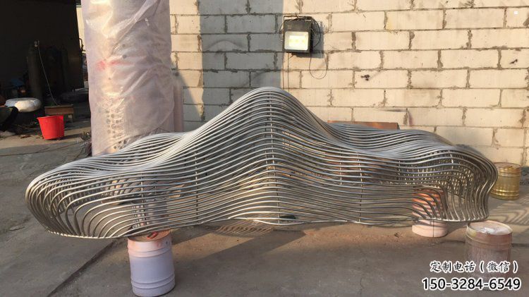 廣場景觀雕塑，假山水景雕塑，抽象效果