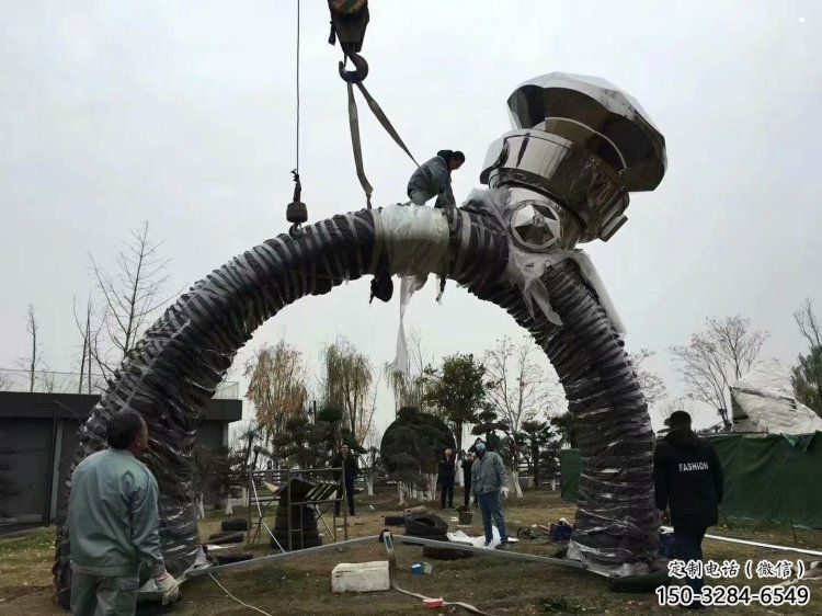 戒指環(huán)雕塑精選，美陳雕塑，鍛鋼戒指環(huán)雕塑通用