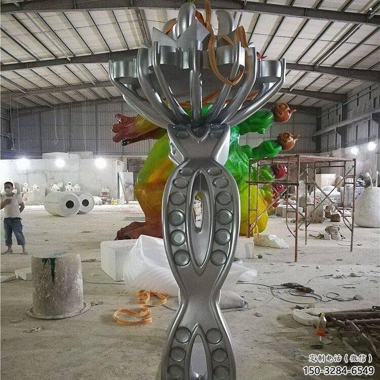 雕塑鉆戒制造，街景小品，景觀不銹鋼鉆戒雕塑優(yōu)價(jià)