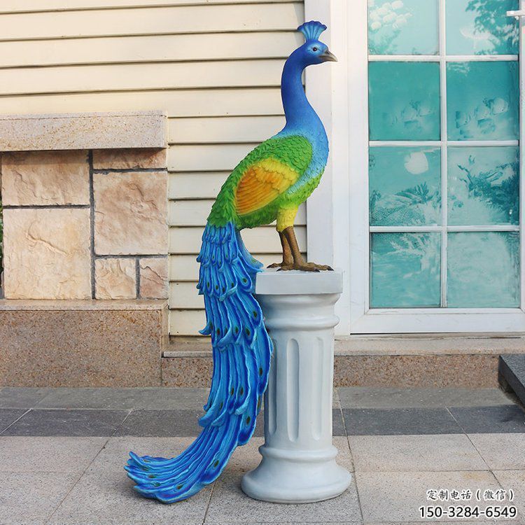 孔雀雕塑精品，景觀雕塑，房地產仿真孔雀雕塑生產商