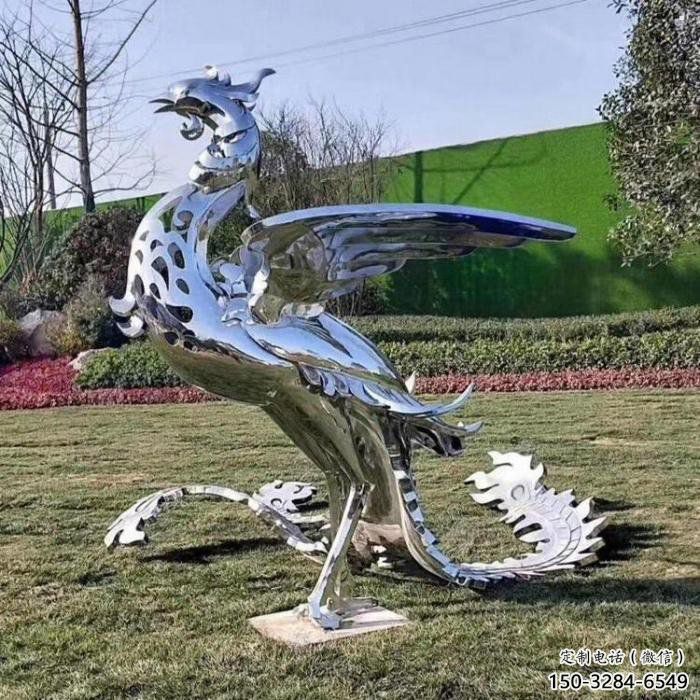 孔雀雕塑精選，戶外雕塑，不銹鋼鏡面孔雀雕塑廠家