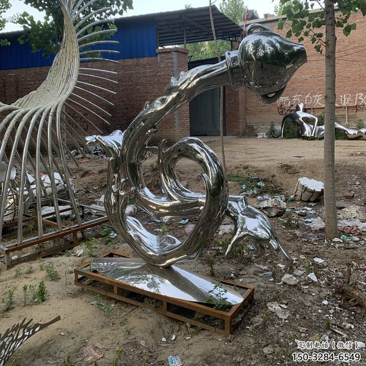 浪花雕塑批發，標識雕塑，展示浪花天壺雕塑優選