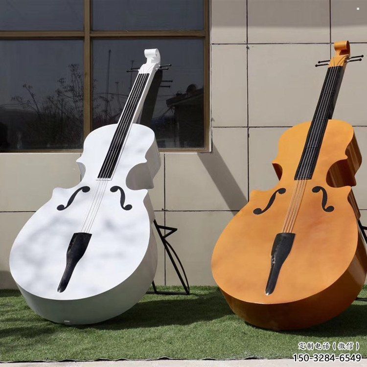 大提琴雕塑造型選用，美陳雕塑，不銹鋼大提琴雕塑標準