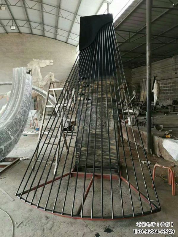 馬頭琴雕塑預(yù)定，露天雕塑，不銹鋼馬頭琴雕塑制作