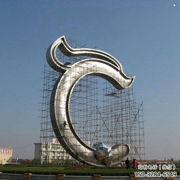 鋼管數(shù)字雕塑