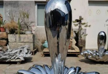 海雕塑通用，陸地?cái)[件，不銹鋼海浪紋雕塑點(diǎn)擊