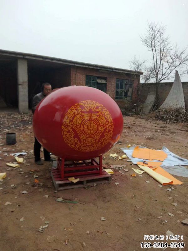 景觀圓球雕塑承接，鍛造工藝，烤漆圓球雕塑制造廠家