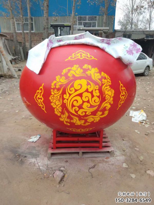 圓球雕塑定做，多彩藝術(shù)，烤漆圓球雕塑廠家選用