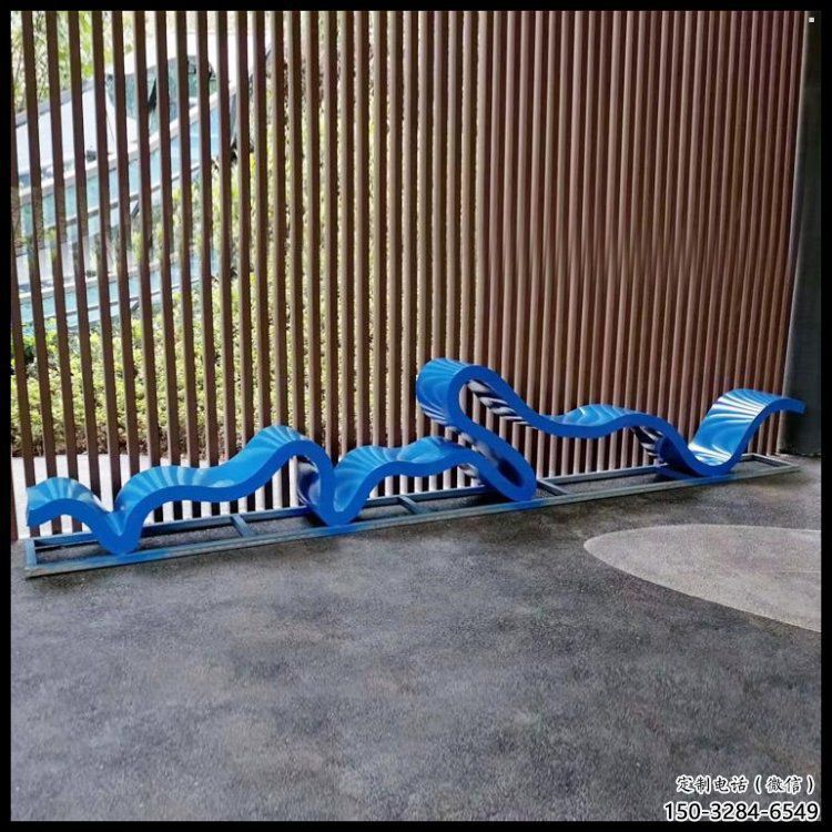 幾何藝術(shù)坐凳雕塑生產(chǎn)制作，抽象原理設(shè)計