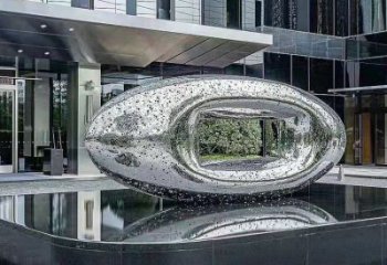 方孔球雕塑廠家，圓雕體系，不銹鋼方孔球雕塑供給