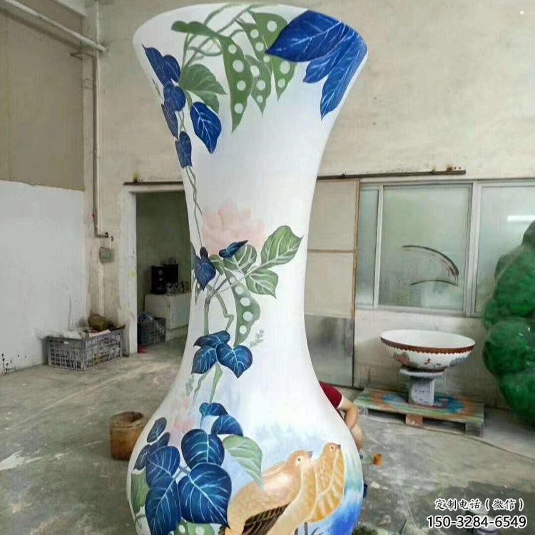 花瓶雕塑生產，透雕系列，玻璃鋼花瓶雕塑生產商