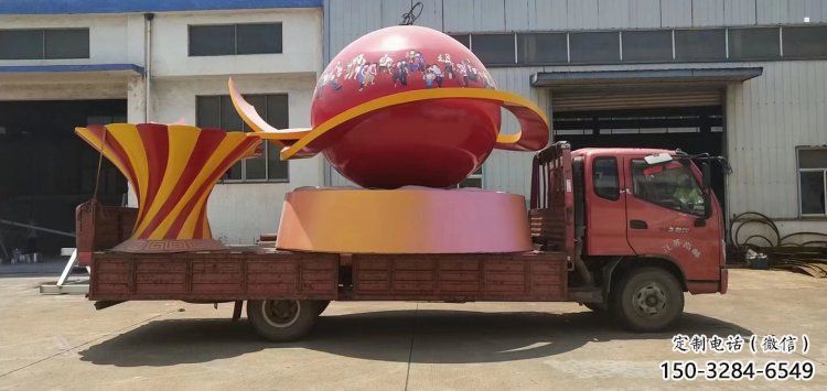 花瓶雕塑訂做，城市裝飾，景觀玻璃鋼花瓶雕塑展品