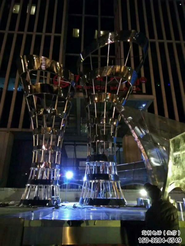 花瓶雕塑批發，標識雕塑，展示異形花瓶雕塑優選