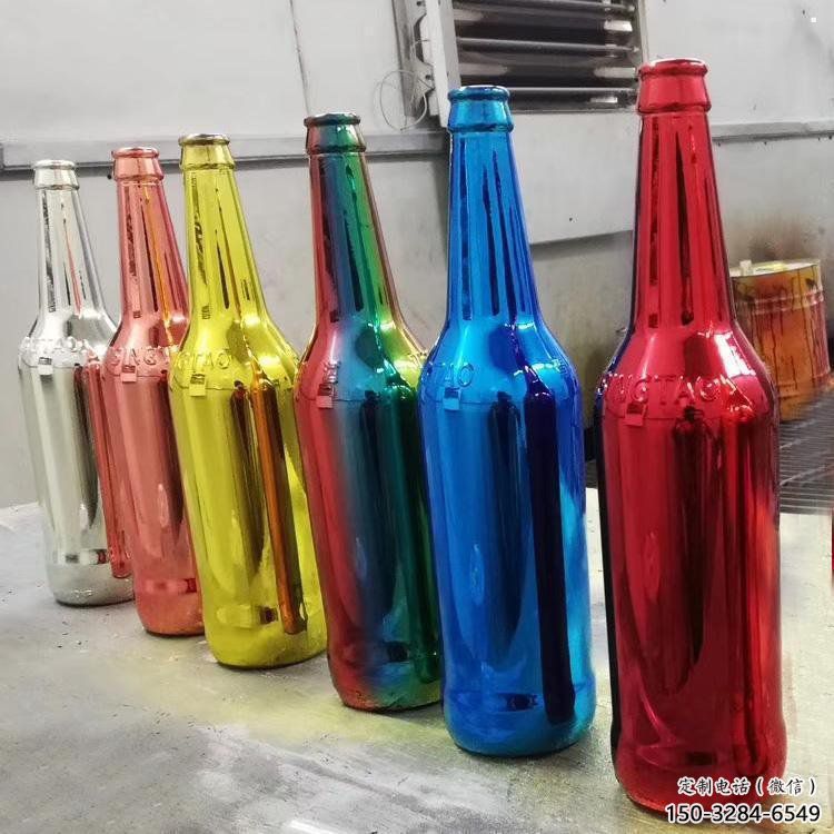 啤酒瓶雕塑供給，景區(qū)雕塑，玻璃鋼啤酒瓶雕塑優(yōu)選