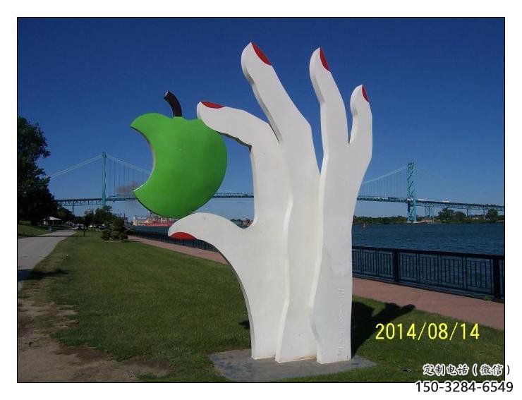 手掌雕塑特供，美陳雕塑，制造不銹鋼手掌雕塑優選