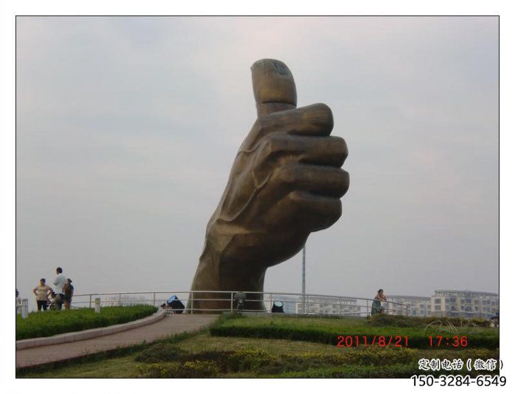 制造手掌雕塑廠家，鋼管組合，不銹鋼手掌雕塑常用