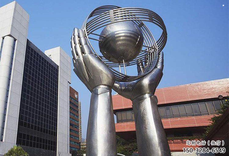 雙手雕塑專供，鍛造工藝，不銹鋼雙手雕塑廠家