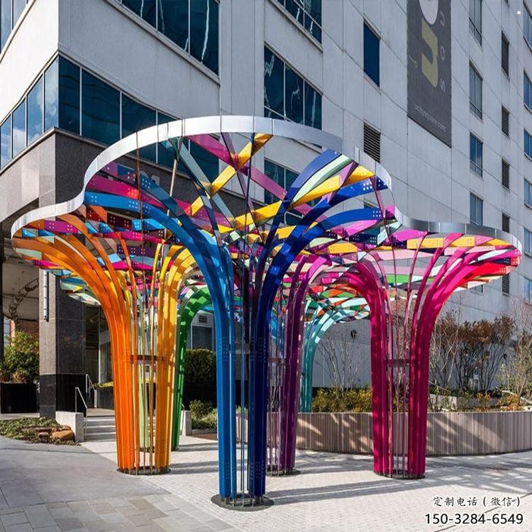 燈光樹雕塑服務商，美陳雕塑，燈光蘑菇樹雕塑精選